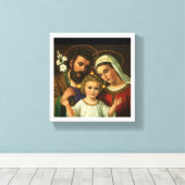 La sagrada familia canvas afdruk (Insitu (Houten vloer))