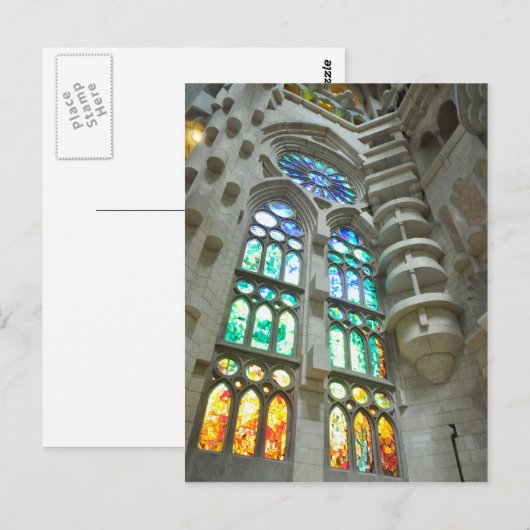 La Sagrada Familia Church Briefkaart (Voorkant / Achterkant)