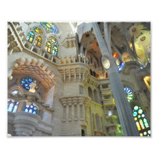 La Sagrada Familia Church Foto Afdruk