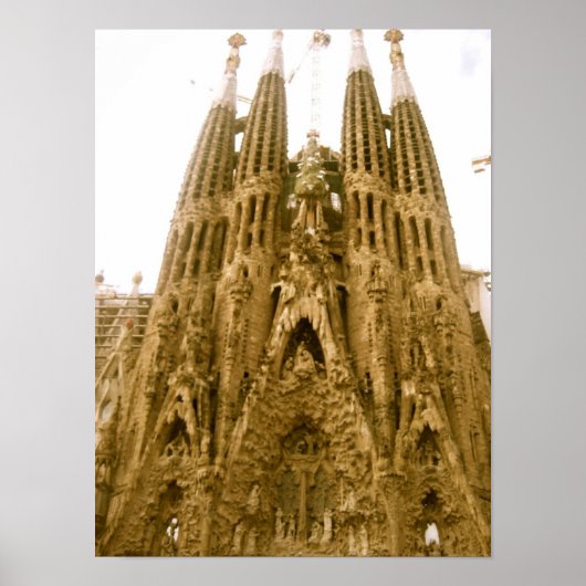 La Sagrada Família Poster (Voorkant)