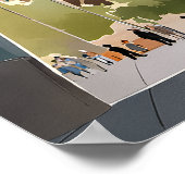 La Sagrada Familia Print van Barcelona (Hoek)