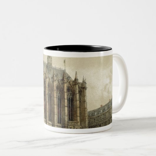 La Sainte Chapelle, Parijs Tweekleurige Koffiemok (Voorkant rechts)