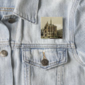La Sainte Chapelle, Parijs Vierkante Button 5,1 Cm (In situ)