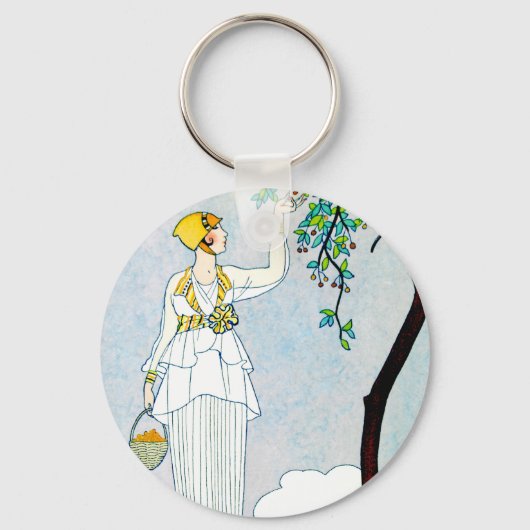 La Saison Des Prunes Mirabelles Sleutelhanger (Voorkant)