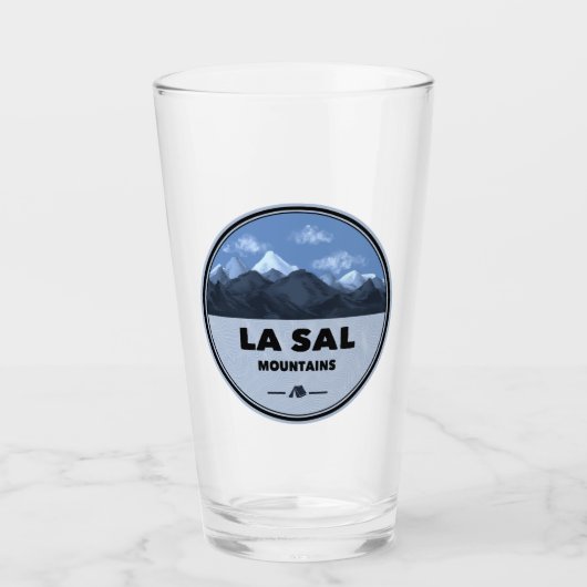 La Sal Mountains Utah Camping Glas (Voorkant)