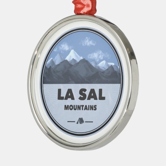 La Sal Mountains Utah Camping Metalen Ornament (Links)
