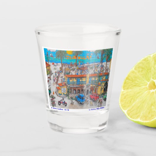 La Salina borrelglas Shot Glas (Voorkant)