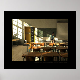 La salle de classe - The classroom Poster