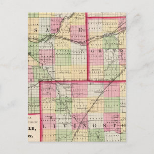 La Salle, Grundy, provincie Livingston Briefkaart