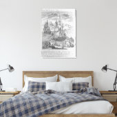 La Salle landing in Texas Canvas Afdruk (Insitu (Slaapkamer))