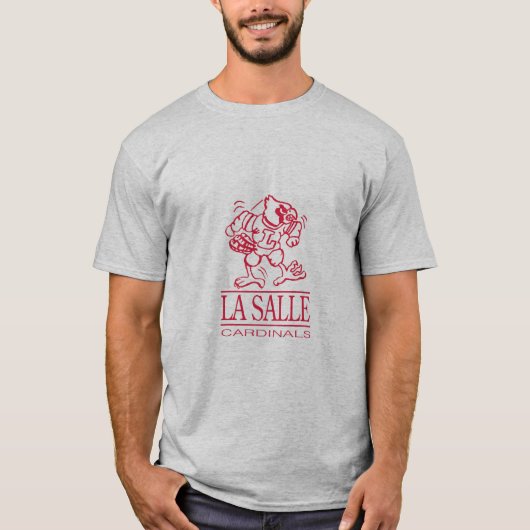 La Salle T-Shirt - grijs (Voorkant)