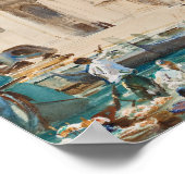 La Salute, Venetië | John Singer Sargent Poster (Hoek)