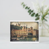 La Saône - Lyon Briefkaart (Staand voorkant)