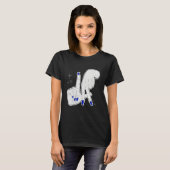 LA, Sarape, Los Angeles, LA Sarape East LA Basebal T-shirt (Voorkant volledig)