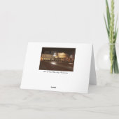 La Scala, het Wenskaart van Kerstmis van Milaan, Feestdagen Kaart (Achterkant)