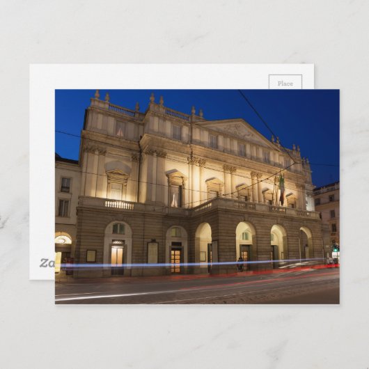 La Scala, Milaan Briefkaart (Voorkant / Achterkant)