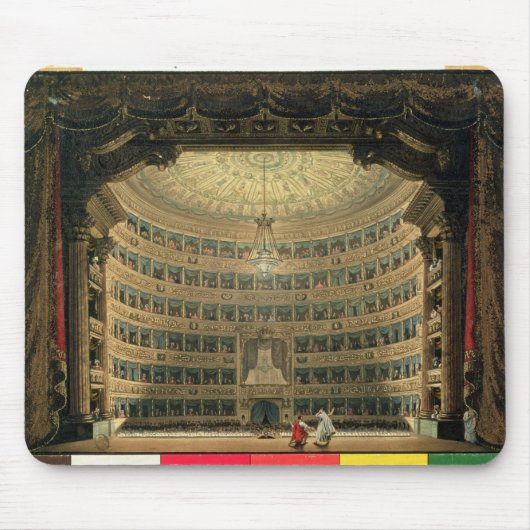 La Scala, Milaan, tijdens een optreden Muismat (Voorkant)