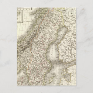 La Scandinavie - Scandinavia Briefkaart