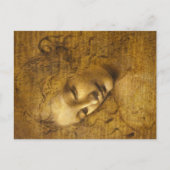 La Scapigliata, 1508 by Leonardo da Vinci Feestdagenkaart (Voorkant)