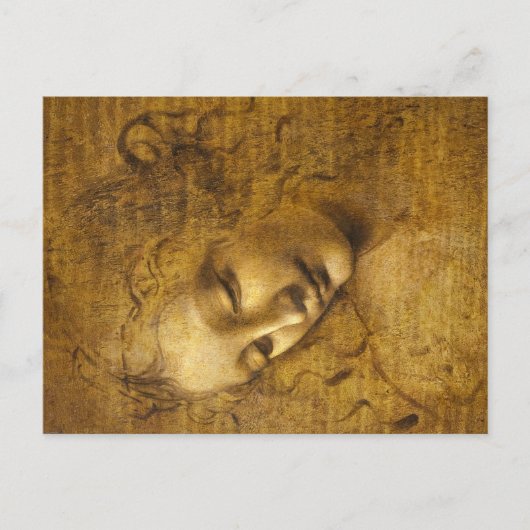 La Scapigliata, 1508 by Leonardo da Vinci Feestdagenkaart (Voorkant)