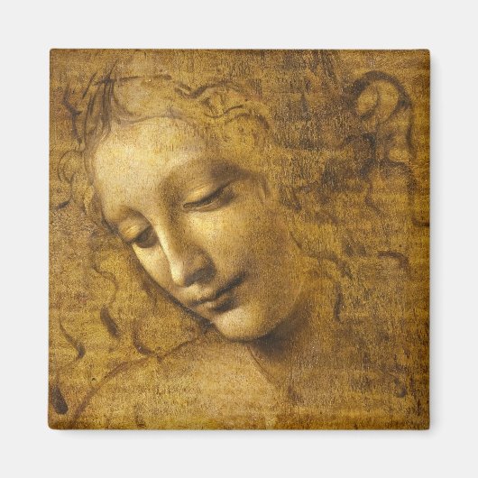 La Scapigliata, 1508 by Leonardo da Vinci Magneet (Voorkant)