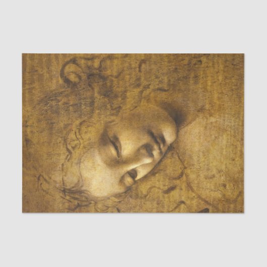 La Scapigliata, 1508 by Leonardo da Vinci Tissuepapier (Voorkant)