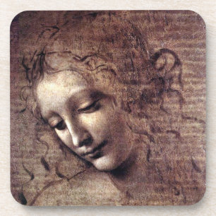 La Scapigliata - da Vinci - c1508 Bier Onderzetter