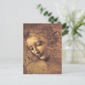 La Scapigliata door het Leonardo da Vinci-Briefkaa Briefkaart (Staand voorkant)