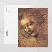 La Scapigliata door het Leonardo da Vinci-Briefkaa Briefkaart (Voorkant / Achterkant)