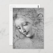 La Scapigliata door Leonardo da Vinci Briefkaart (Voorkant / Achterkant)