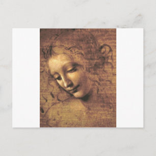 La Scapigliata door Leonardo da Vinci Briefkaart