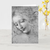 La Scapigliata door Leonardo da Vinci Kaart (Gele Bloem)