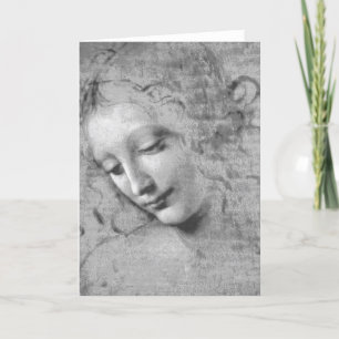 La Scapigliata door Leonardo da Vinci Kaart