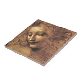 La Scapigliata door Leonardo da Vinci Tegeltje (Zijkant)