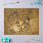 La Scapigliata door Leonardo da Vinci Tissuepapier (Craft)