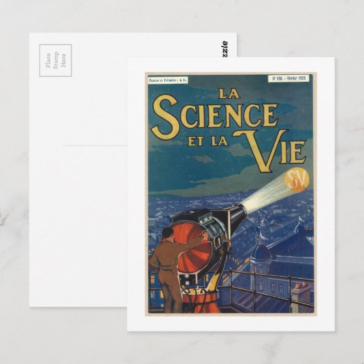 La science et la vie briefkaart (Voorkant / Achterkant)