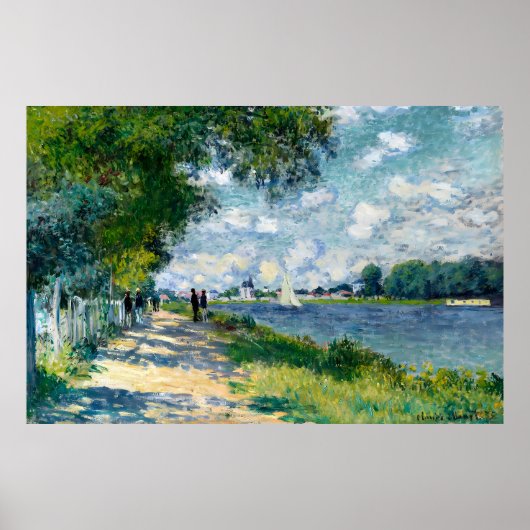 LA SEINE A ARGENTEUIL-Claude Monet Poster (Voorkant)