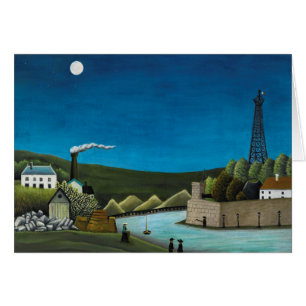 La Seine a Suresnes door Henri Rousseau,  kunst