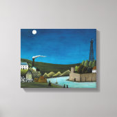 La Seine a Suresnes door Henri Rousseau,  kunst Canvas Afdruk (Voorkant)