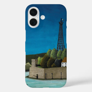 La Seine a Suresnes door Henri Rousseau, Vintage A iPhone 16 Hoesje