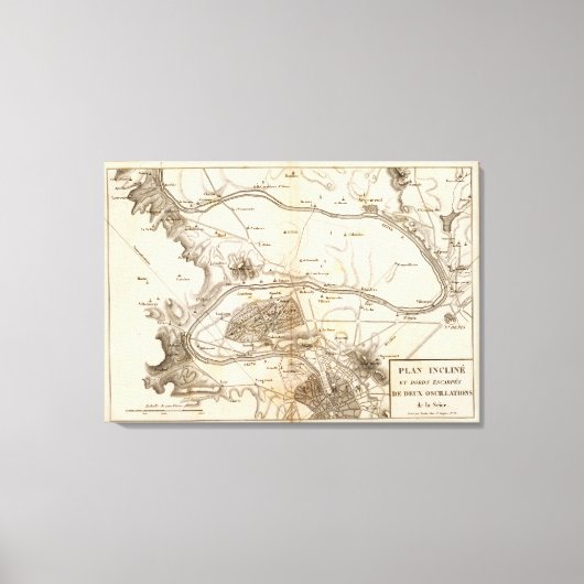 La Seine Canvas Afdruk (Voorkant)