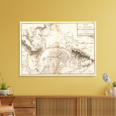 La Seine, l'Oise Canvas Afdruk (Insitu (Woonkamer))