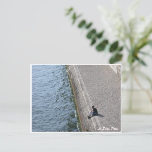 La Seine, Parijs Briefkaart (Staand voorkant)