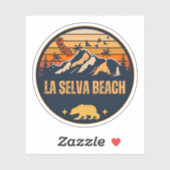 La Selva Beach, Californië Sticker (Vel)