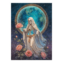 La Señora de las Estrellas Caídas Santa Muerte Foto Afdruk