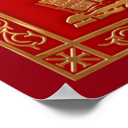 La Serenissima Flag Poster (Hoek)