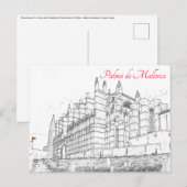 La Seu, de kathedraal van Palma de Mallorca - Span Briefkaart (Voorkant / Achterkant)