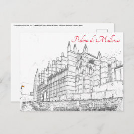 La Seu, de kathedraal van Palma de Mallorca - Span Briefkaart