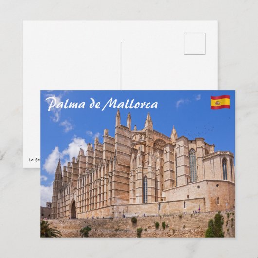 La Seu, de kathedraal van Palma de Mallorca - Span Briefkaart (Voorkant / Achterkant)