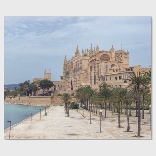 La Seu, de kathedraal van Palma de Mallorca - Span Cadeaupapier (Vlak)